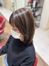 クリック 五井店(CLiC)&nbsp;大人ハイライト×ベージュで魅せる上品ヘア