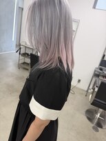 カノンヘアー(Kanon hair)&nbsp;ホワイト&ピンク