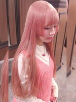 ブロック ジャポン(bloc japon)&nbsp;甘辛ステップカット段カットペールピンク透明感カラーピンクヘア