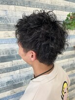 ベンティレオ(venti Leo) ピンパーマ スパイキーショート ツイストスパイラルパーマ