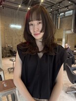 アディクション(ADDICTION)&nbsp;透明感オリーブカラー　レイヤーカット