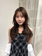 ディーエイチハル みなとみらい馬車道(Dh-HAL)&nbsp;レイヤーカット/ベージュカラー/韓国風巻き髪