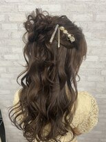 ヘアセット専門店 ナゴミ 渋谷店(nagomi)&nbsp;イベント／ライブ／コンサートに★お団子ハーフアップ♪