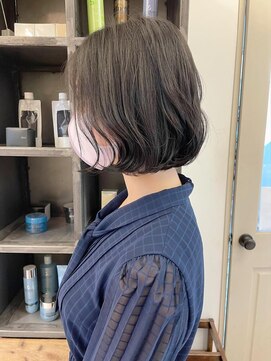 ベック ヘアサロン(BEKKU hair salon) 切りっぱなしボブ☆ニュアンスAラインパーマ