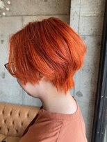 ヘアーアンドメイク ファット(Hair&Make PHAT) ベリーショートオレンジカラー40代50代