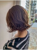 外ハネ前下がりボブ♪