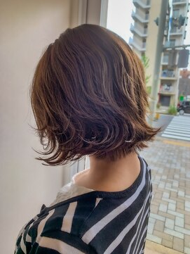 リットヘアー(lit hair) 外ハネ前下がりボブ♪