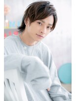 ミック ヘアアンドメイク アップ 駒込店(miq Hair&Make up)&nbsp;ニュアンス感で色気◎メルトカラーマッシュウルフc1