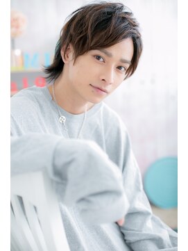 ミック ヘアアンドメイク アップ 駒込店(miq Hair&Make up) ニュアンス感で色気◎メルトカラーマッシュウルフc1