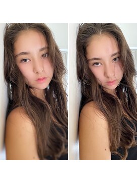 チョビー 銀座(chobii) チョビー銀座桜井デジタルパーマグレージュイルミナカラー