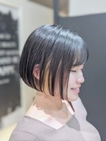 ジエクト 本店(The Ect)&nbsp;髪質改善地毛風酸性ストレート×ぱつっとボブ×ぱっつん前髪