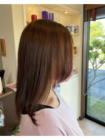 ヘアプロデュース ムース(Hair Produce MU SU) 艶髪大人ストレート＆カラー♪