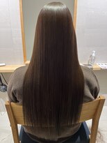 ココペリヘアー&nbsp;高濃度水素トリートメントミネコラ×ロング×マットアッシュ