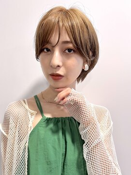 ヘアーサロンデフォーエバールークス(hairsalon de Forever Lux) 耳掛けナチュラルショートボブ#ForeverLux