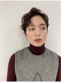 無造作パーマショート【八王子】