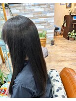 ハウオリ ヘアーワークス(Hauoli hair works)&nbsp;抗酸化髪質改善カラー×インディゴヴァイオレット