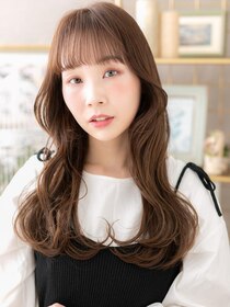 カバーヘア ブリス 北浦和(COVER HAIR bliss) シースルーバングくせ毛風ニュアンスパーマa北浦和20代30代40代