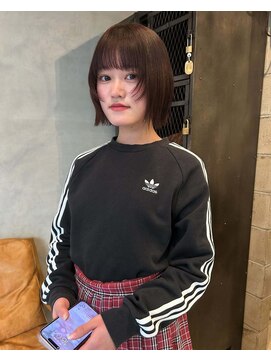 オムズ(OM's) 外ハネボブ/暖色カラー/髪質改善