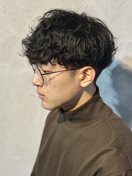 ニアウ 高崎店(Niau) メンズマッシュシャドウパーマ群馬高崎眉毛韓国