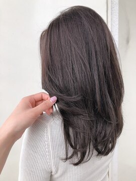 ジーナ 船橋(Zina) 髪質改善＊ロングレイヤーグレーベージュ＊美髪【Zina船橋】