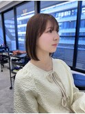 ぱつっと大人っぽいボブ