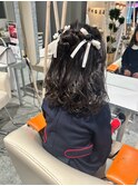 キッズヘアアレンジ