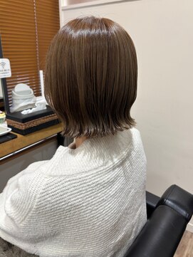 ラソヘアー(Laso hair) 明るさを残したオリーブベージュ