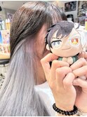 ウィンブレ 桜遙 インナーカラー ホワイト シルバー ブリーチ
