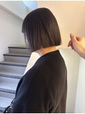 大平/切りっぱなしボブ縮毛矯正前下がり前髪吉祥寺20代30代40代