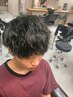 カット+パーマ（メンズ）￥8900