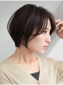 表参道白髪ぼかし髪質改善カラーウルフショートボブ40代50代60代