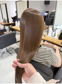 美髪_髪質改善_ナチュラルブラウン