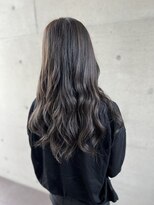 アチーブティルスマートサロン 豊川末広通店(achieve till Smart Salon)&nbsp;韓国風ウェーブロング アッシュグレーカラー大人可愛い20代30代