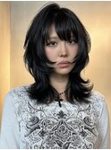 【GEEKS渋谷】シャギー/ウルフ/レイヤー/顔周りカット/夏カラー