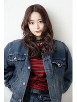 ソース 枚方(SOURCE) 艶髪♪韓国風レイヤー×小顔巻き髪ヘア