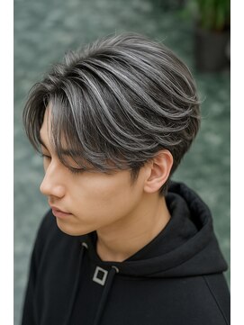 バース 梅田中崎町店(BIRTH) 透明感グレージュハイライト、バレーアージュ