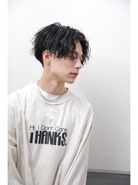 キャンバス バイ ネオリーブ 横浜西口(Canvas by neo.) 横浜★ツイスパメンズパーマサイドシルエット