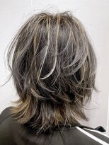 アユラ イオン八戸田向店(AyuRa)&nbsp;10代20代30代ダークアッシュハイライトウルフ