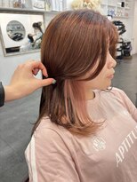 アオ(AO。)&nbsp;インナーカラー/暖色カラー/ピンクカラー/元町中華街/横浜