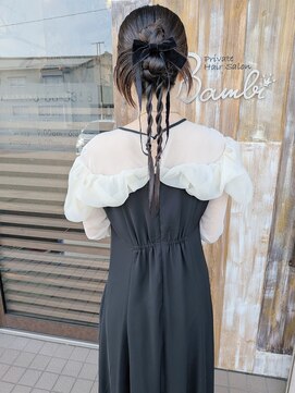 バンビ プライベート サロン(Bambi private salon) カチモリヘア*お呼ばれヘア*Bambi松平愛