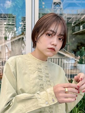 エルム 原宿 表参道(yelm) ハンサムショート/髪質改善/ブリーチなしダブルカラー/レイヤー