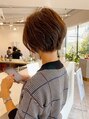 ピシェ ヘア デザイン(Piche hair design)&nbsp;癖を活かした,首元すっきりショート[日進/赤池/平針/髪質改善]