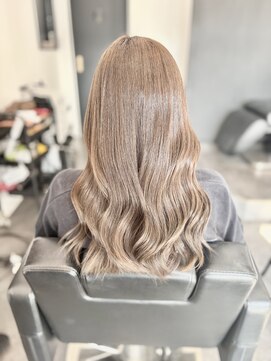 ブリーチなし透明感ベージュ