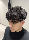 MEN’S HAIR/波巻ツイストスパイラル/フェザーパーマ/柏