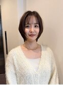 ショートから伸ばすショートボブ 顔周りレイヤー