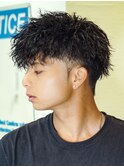 スペインカール/プードルパーマ/メンズパーマ/マレットヘア