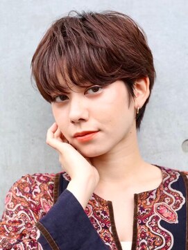 アンドレイ 表参道(andrey) 着物ヘア/ダークアッシュ/ミディアムレイヤーカット/表参道