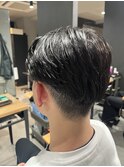 MEN’S HAIR/サーフカール/刈り上げセンターパート/柏