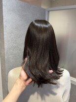 ナチュラル 渋谷店(Natural)&nbsp;ダークグレージュ／ダークブラウン／艶色／髪質改善