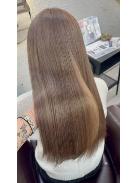 LOE【ロエ】大宮 イメチェン/アンブレラカラー/前髪/ピンクベージュ[大宮]